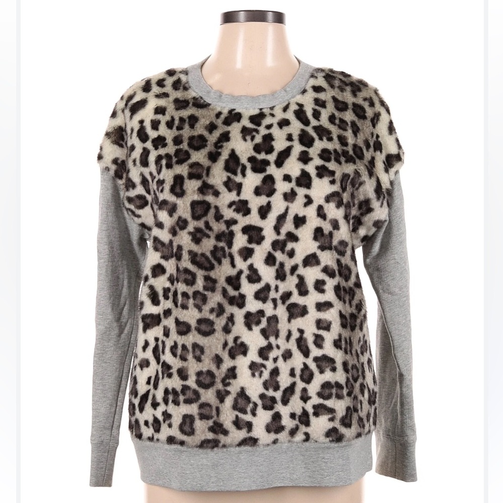 Kate Spade ♠️ faux Fur Sweatshirt